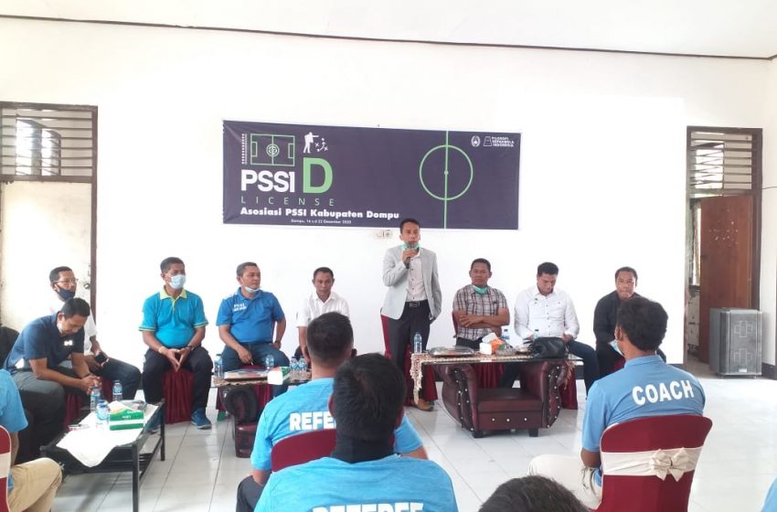 Askab PSSI Dompu Gelar Kursus Pelatih dan Wasit