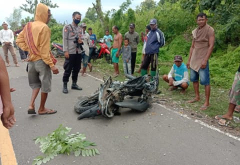  Kecelakaan Antara Dump Truck Vs Motor, Satu Tewas di TKP