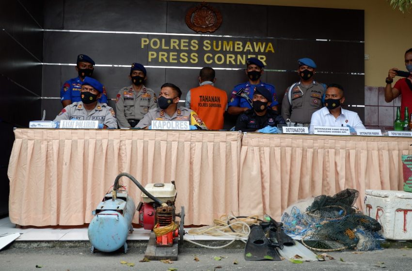  Tangkap Ikan Gunakan Bom, Pria Ini Diringkus