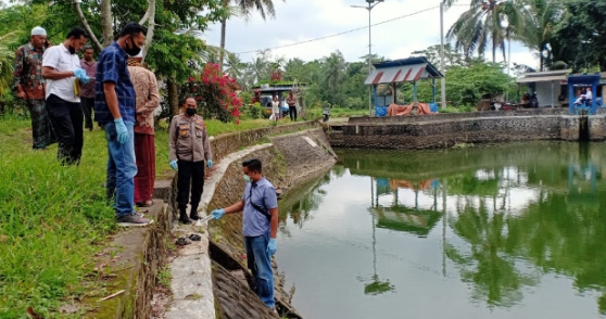  Dua Balita Bersaudara Ditemukan Tewas Tenggelam di Embung